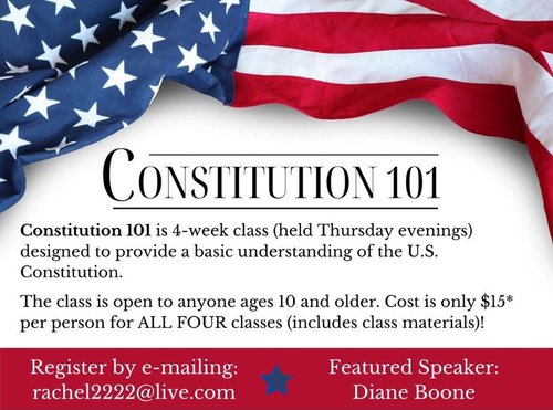 Constitution 101 Class with Diane