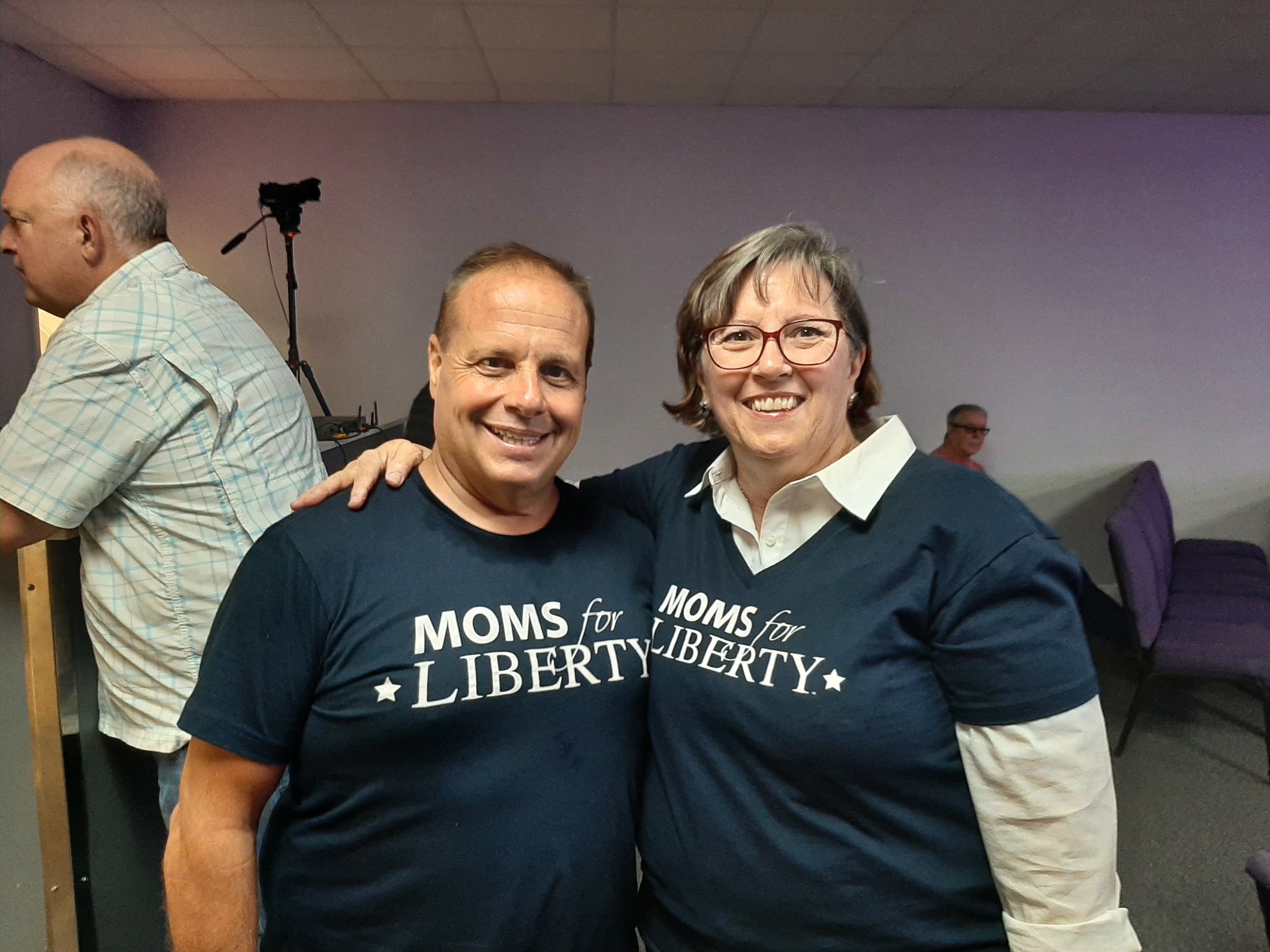 Pastor David Lambert & Chapter Chair Regina Brown