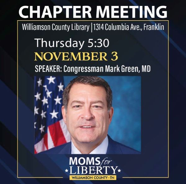 Chapter Meeting Nov 2022 Congressman Mark Green