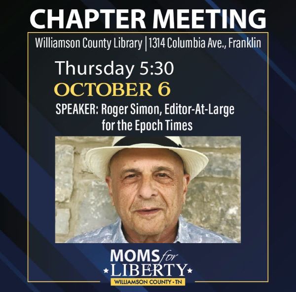 Chapter Meeting - Roger Simon - Oct 2022