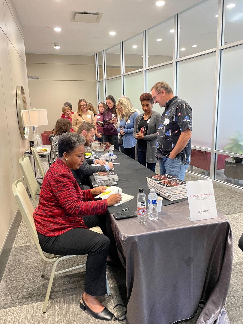 Dr. Carol Swain, author and inspiration.